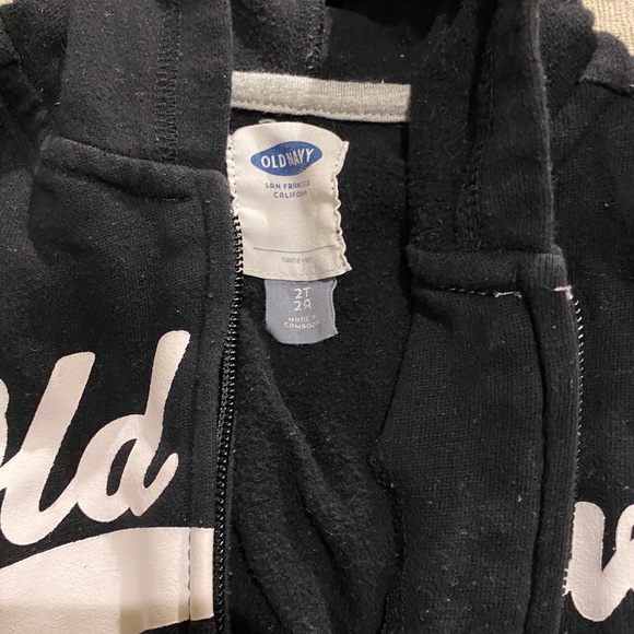 Old Navy Toddler Logo Zip-up Front Sweatshirt - Picture 5 of 8